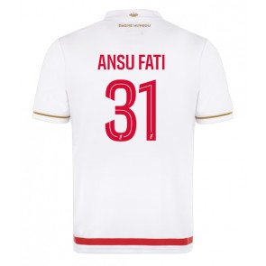 AS Monaco Ansu Fati #31 Domaci Dres 2025-26 Kratak Rukavima